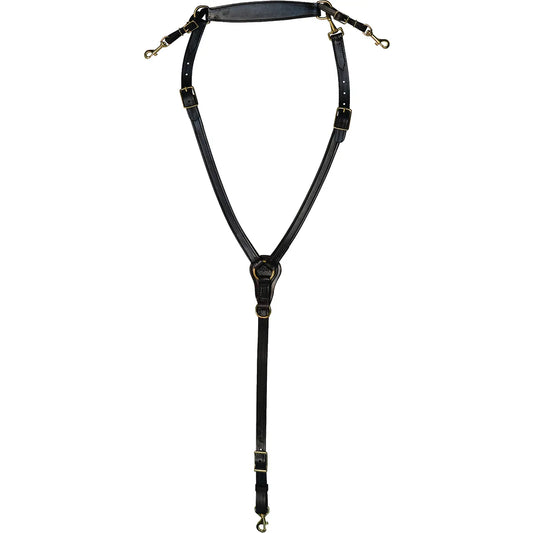 Tucker Montreal Breast Strap with Brass Hardware