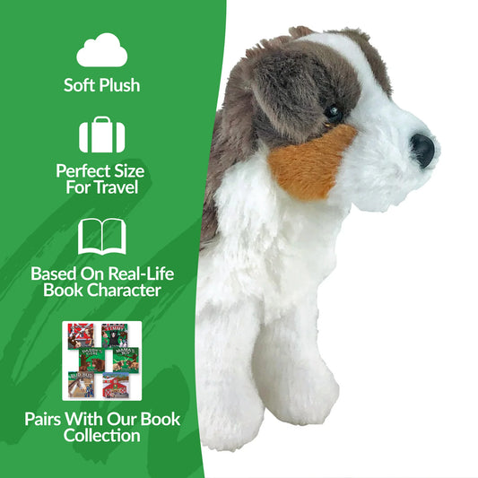 Big Country Toys 8” Plush Sway the Australian Shepherd