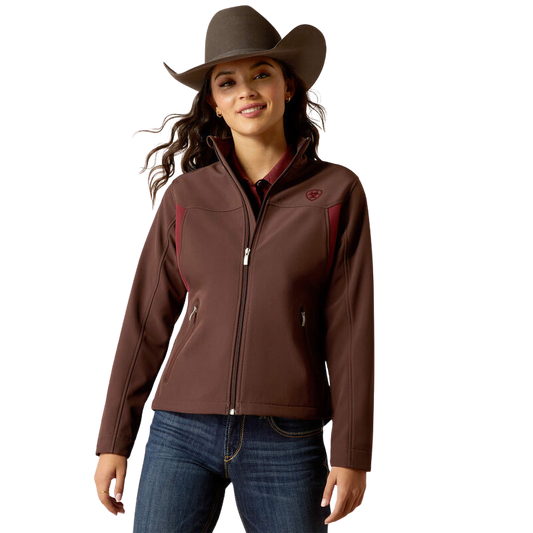 Ariat Women's Chocolate Plum/Tawny Port New Team Softshell Jacket
