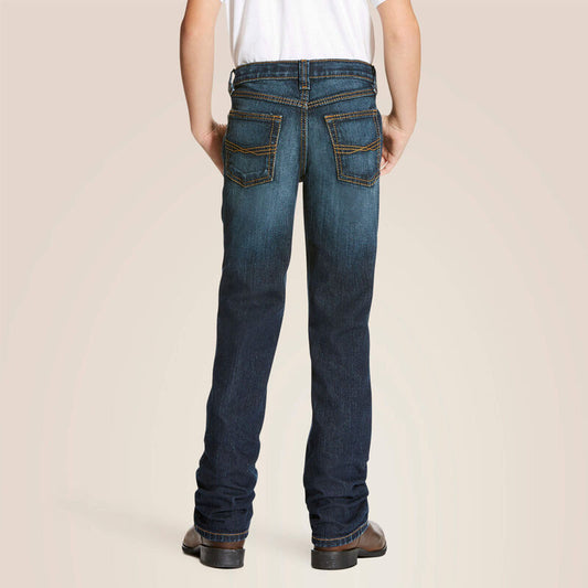 Ariat Boy's B5 Slim Stretch Legacy Stackable Straight Leg Jean-Durham