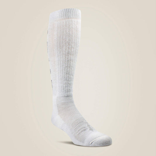 AriatTek Midweight Over the Calf Grey Western Boot Sock