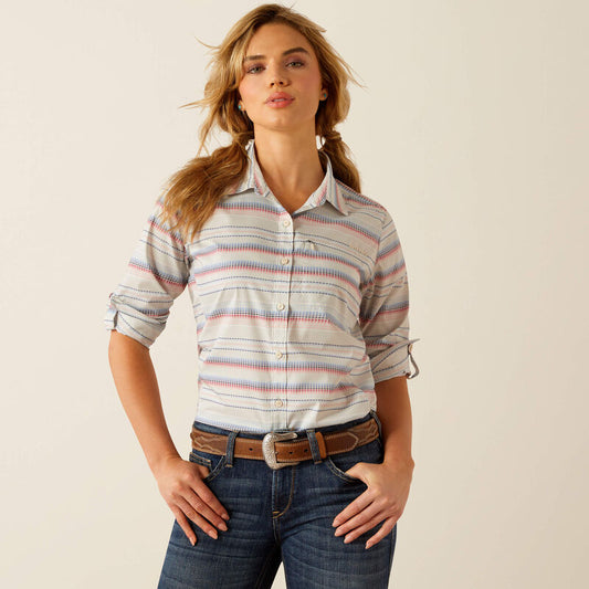 Ariat Women's VentTEK Stretch Multi Stitch Stripe Shirt