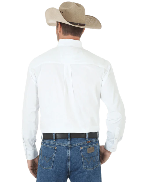 Wrangler Men's George Straight White Shirt