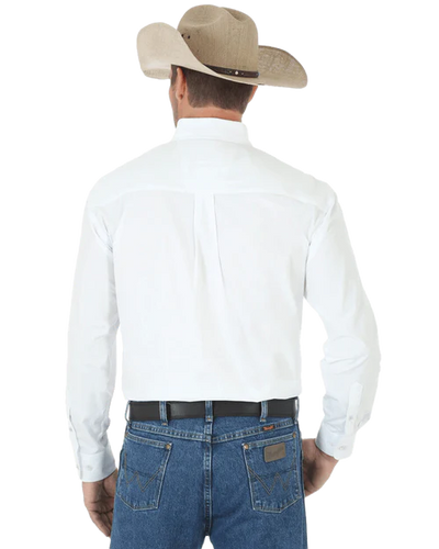 Wrangler Men's George Straight White Shirt