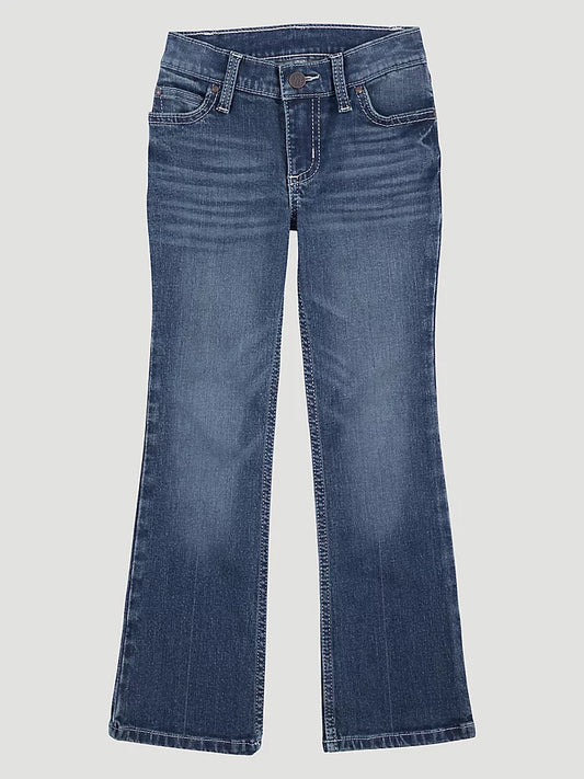 Wrangler Girl's Premium Patch Claire Bootcut Jeans