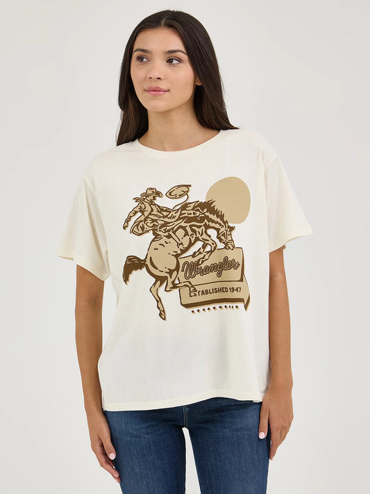 Wrangler Women's Wrangler Western Graphic Girlfriend Tee