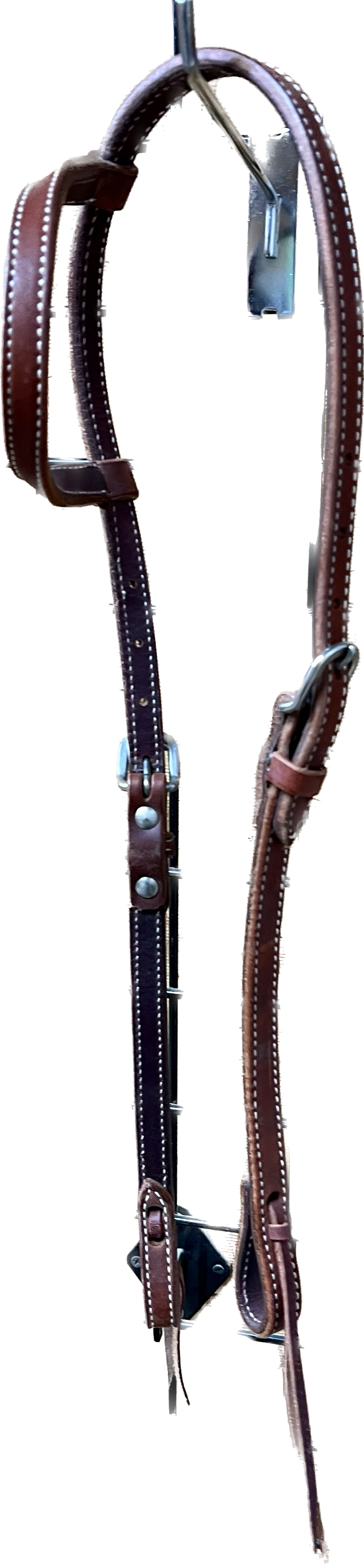 One Ear Headstall, Doubled and Stitched