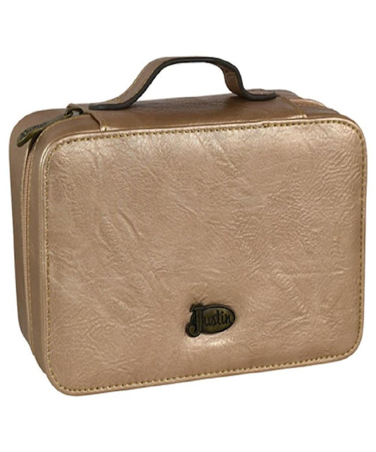 Justin Jewelry Case Blush Gold Metallic