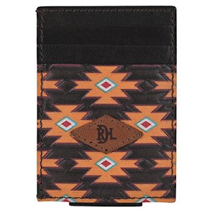 Red Dirt Hat Co. Card Case w/Magnet Clip Southwest Pattern