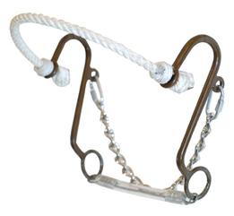 AHE Antique Brown Little S Hackamore