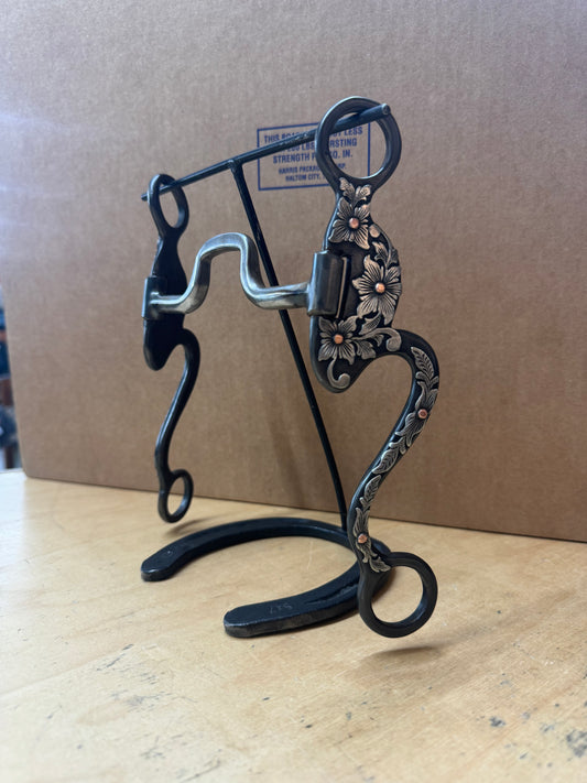 Garren Silver Mounted Square Port