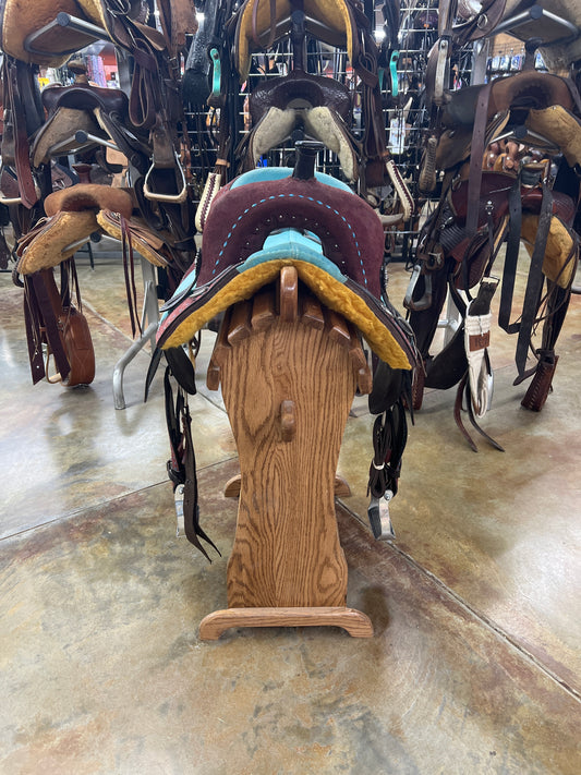 Used Double T Treeless Saddle, 15" Seat