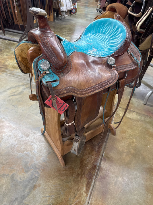 Used Billy Cook Genuine Roper Saddle, 15.5" Seat