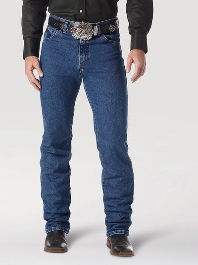 Wrangler Men's Premium Performance Dark Stone Cowboy Cut Slim Fit Jean