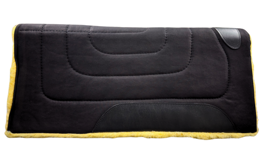 Black Canvas Saddle Pad