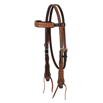Weaver Floret Tooled Headstall
