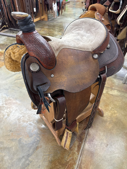 Used Roper Saddle, 15.5"
