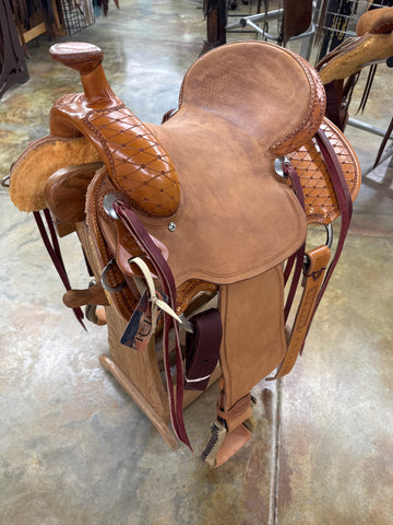 R Bar B All Around Saddle, 14" Seat