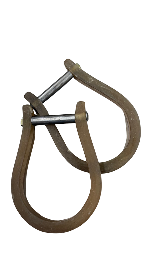 Jerry Beagley Oxbow Fiber Glass Saddle Bronc Stirrups