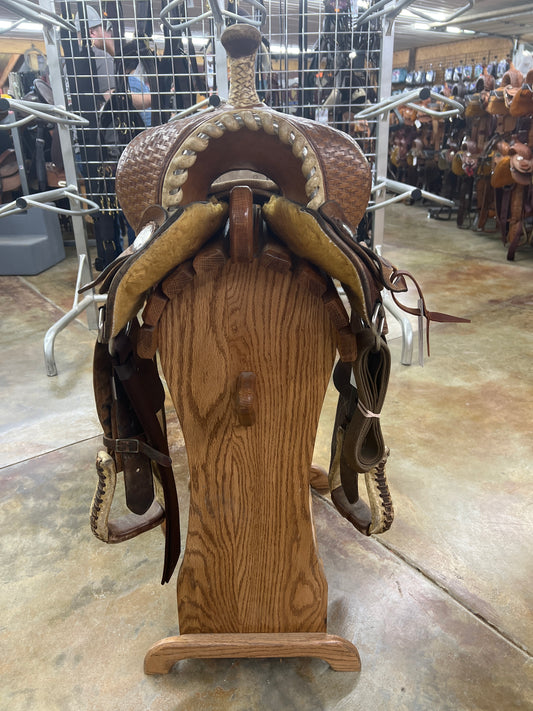 Used Allen Ranch Youth Saddle, 12.5" Seat