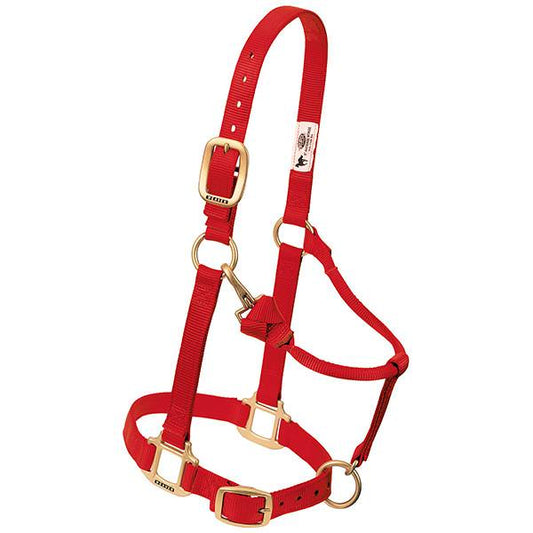 Weaver Original Adjustable Chin and Throat Snap Halter-3/4" Weanling/Pony