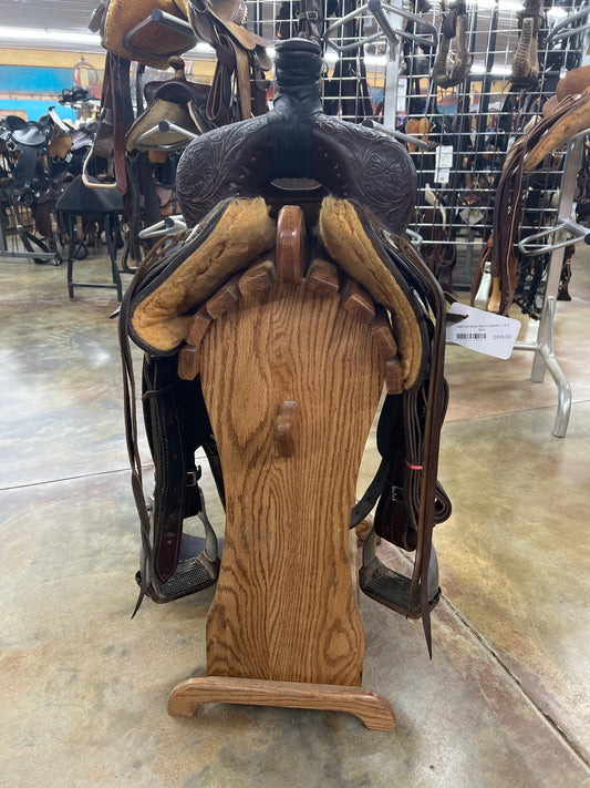 Used Corriente Ranch Saddle, 14.5" Seat