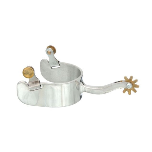 Tough1 Stainless Steel Equitation Long Shank Spurs