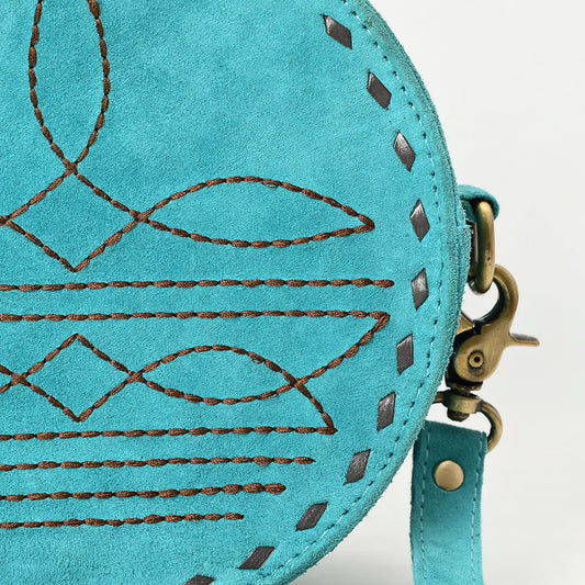 American Darling Western Suede Canteen Bag