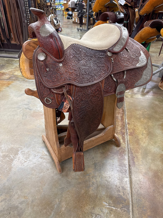 Used Circle Y Show Saddle, 15.5" Seat