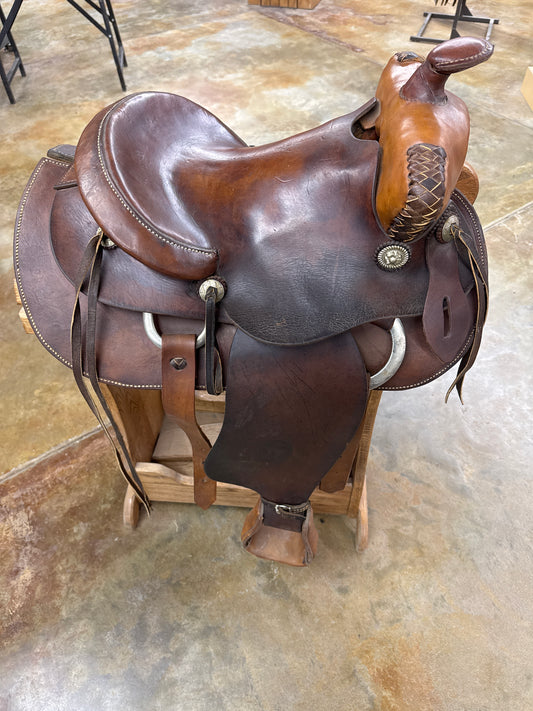 Used Jumbo Saddlery Pleasure/Trail Saddle, 14" Seat