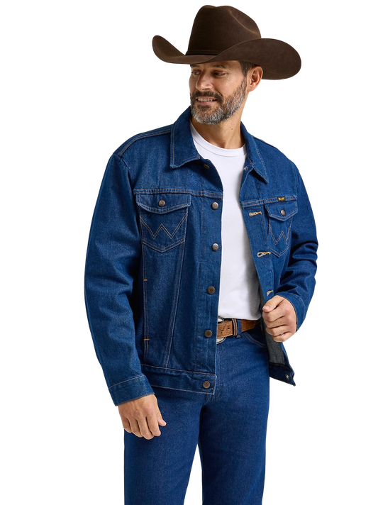 Wrangler Men's Cowboy Cut Unlined Prewashed Denim Jacket