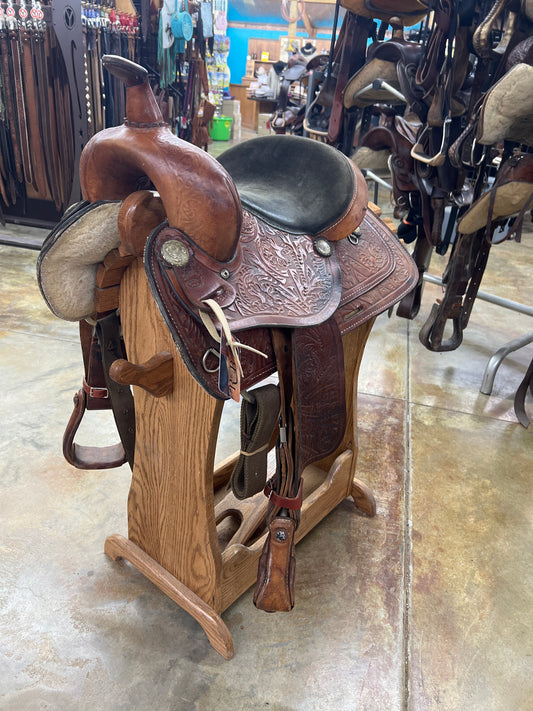 Used Simco Youth Saddle, 13" Seat