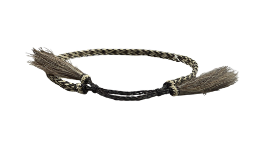 Double S 3/8" Genuine Horsehair Hatband