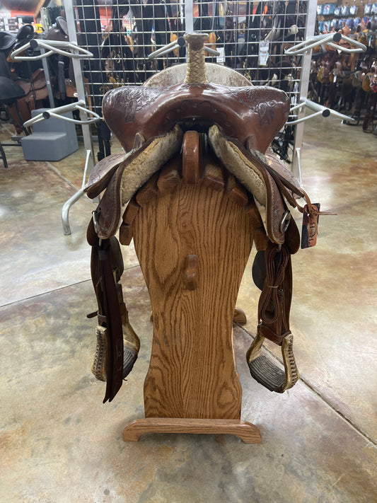 Used Pro Rider Barrel Saddle, 14" Seat