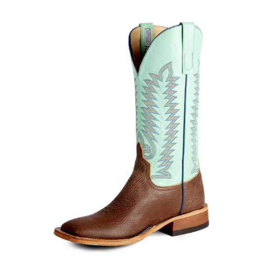 Anderson Bean Men's Chocolate Shrunken Shoulder Western Boots