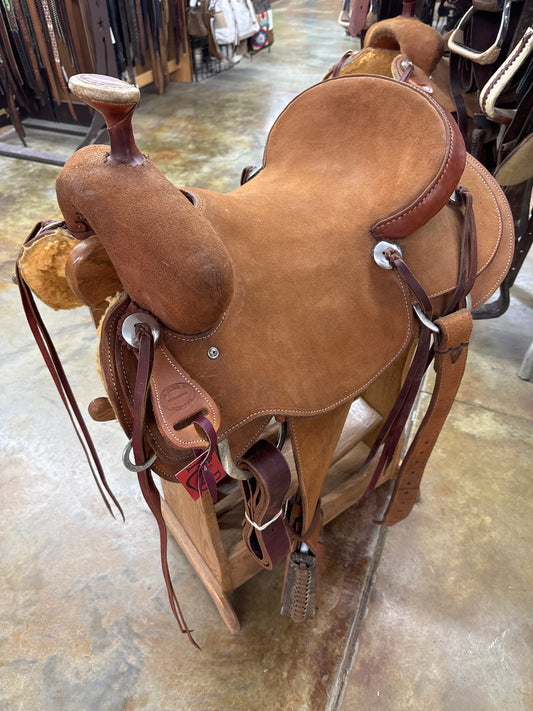R Bar B Ranch Roper Saddle, 15.5" Seat