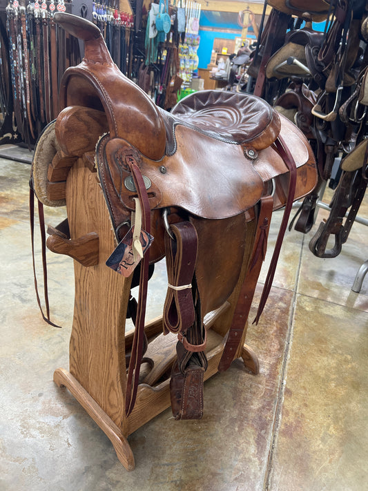 Used Red Ranger Pleasure/Trail Saddle, 15" Seat