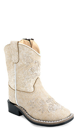 Old West Toddler Girl's Square Toe