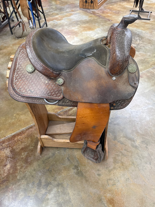Used All Around/Breakaway Saddle, 14" Seat