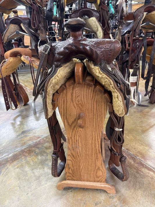 Used Moss Saddlery Pleasure Saddle, 16.5"