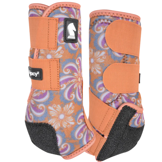 Classic Equine Legacy2 Copper Pinwheel Hind Boots-2 Pack