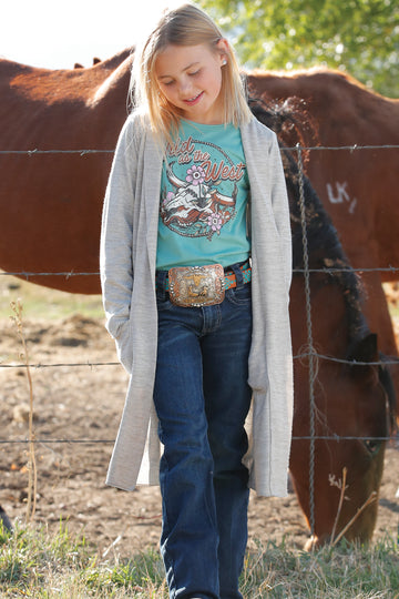 Cruel Girl's Heather Gray Highlander Duster