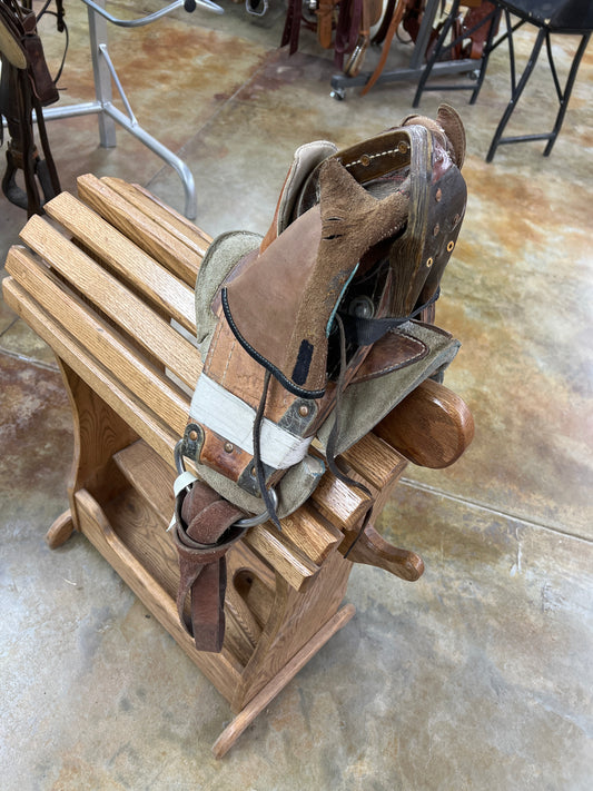 Used Barstow Pro Flex Bareback Rigging, Pad, and Glove