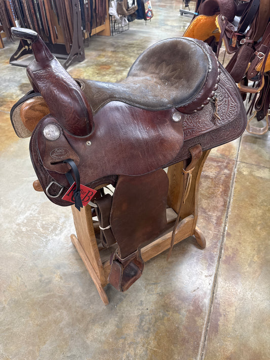 Used Cains Saddlery Pleasure/Trail Saddle, 16"