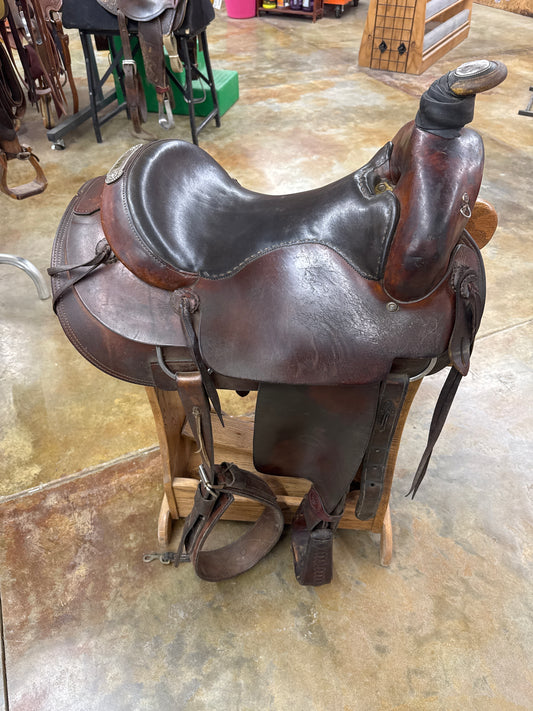 Used Rios Bros. Roper Saddle, 16"