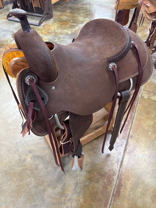 R Bar B Summit Series Ranch Cutter Saddle, 15.5" Seat