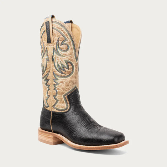 Hyer Men's Sawyer Boots-Black/Tan Bullhide