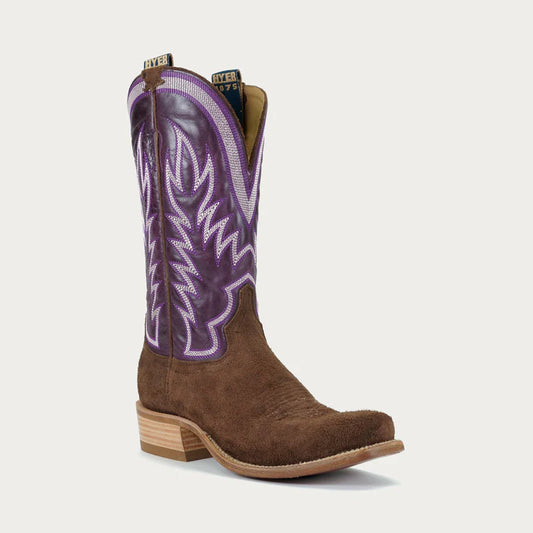 Hyer Men's Culver Boots-Chestnut/Eggplant