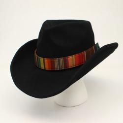 Twister Hatband with Brown SuedeTassel