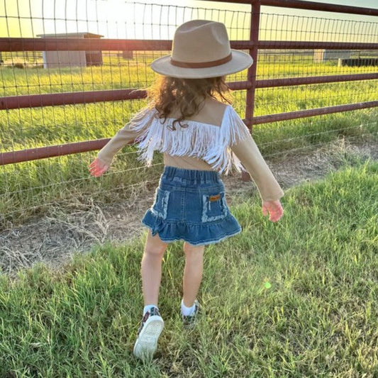 Shea Baby Infant/Toddler/Girl's Denim Skirt